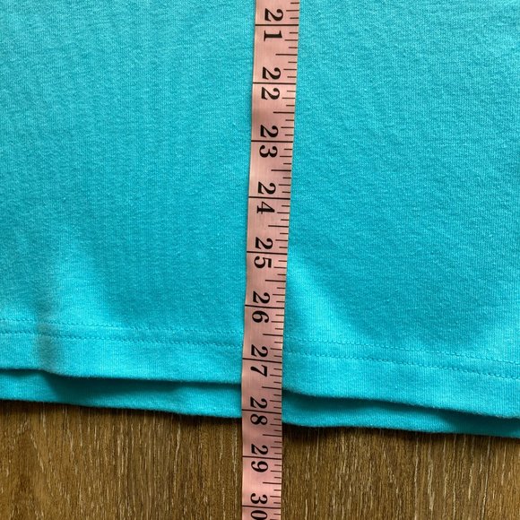 Quacker Factory Aqua XL Pullover Sequence Top - Picture 9 of 10